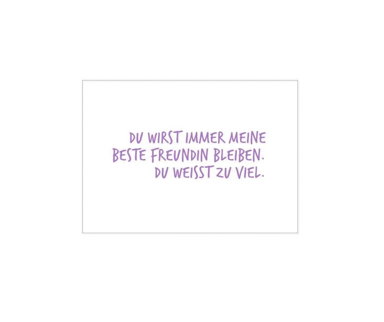 17;30, POSTKARTE Beste Freundin