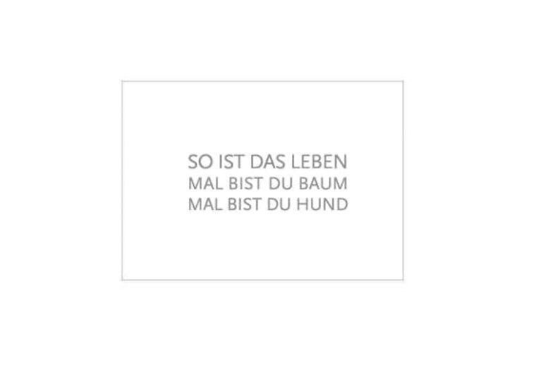 17;30, POSTKARTE So ist das Leben