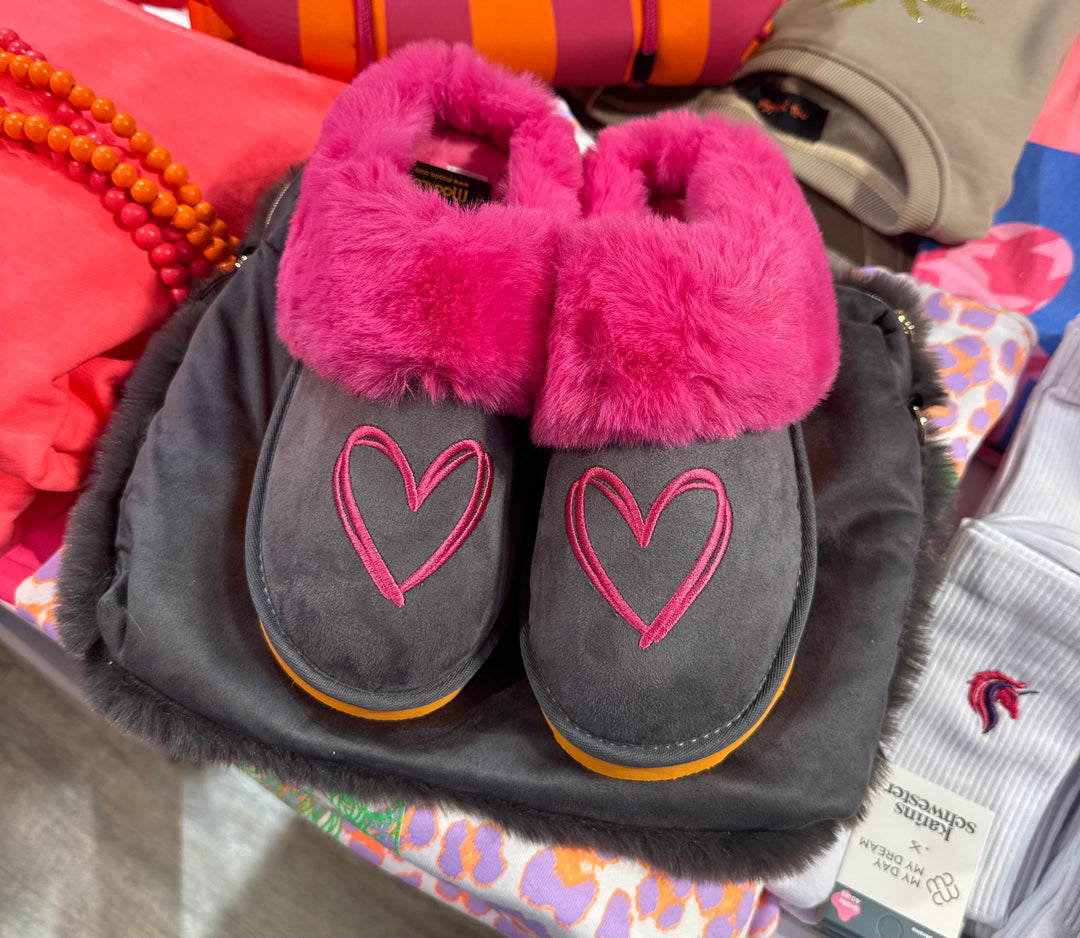 MOO ILO Schuhe Clog Slipper Herz