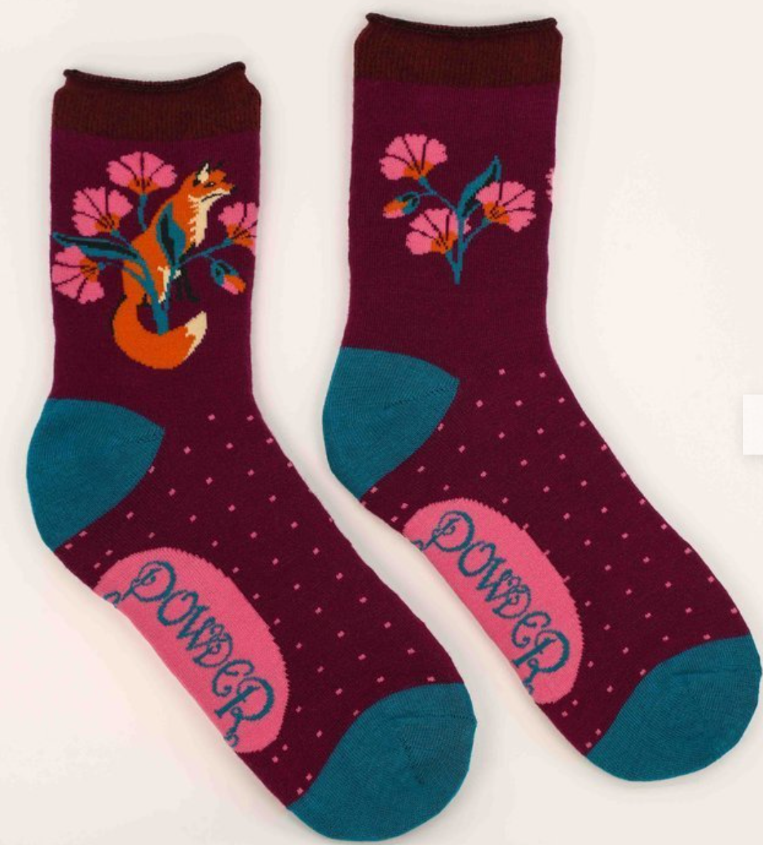 POWDER Socken Fuchs Burgundy