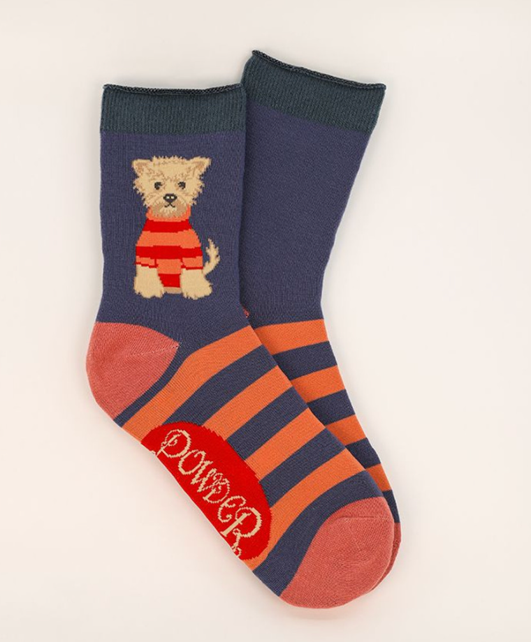 POWDER Socken Hund Dunkelblau