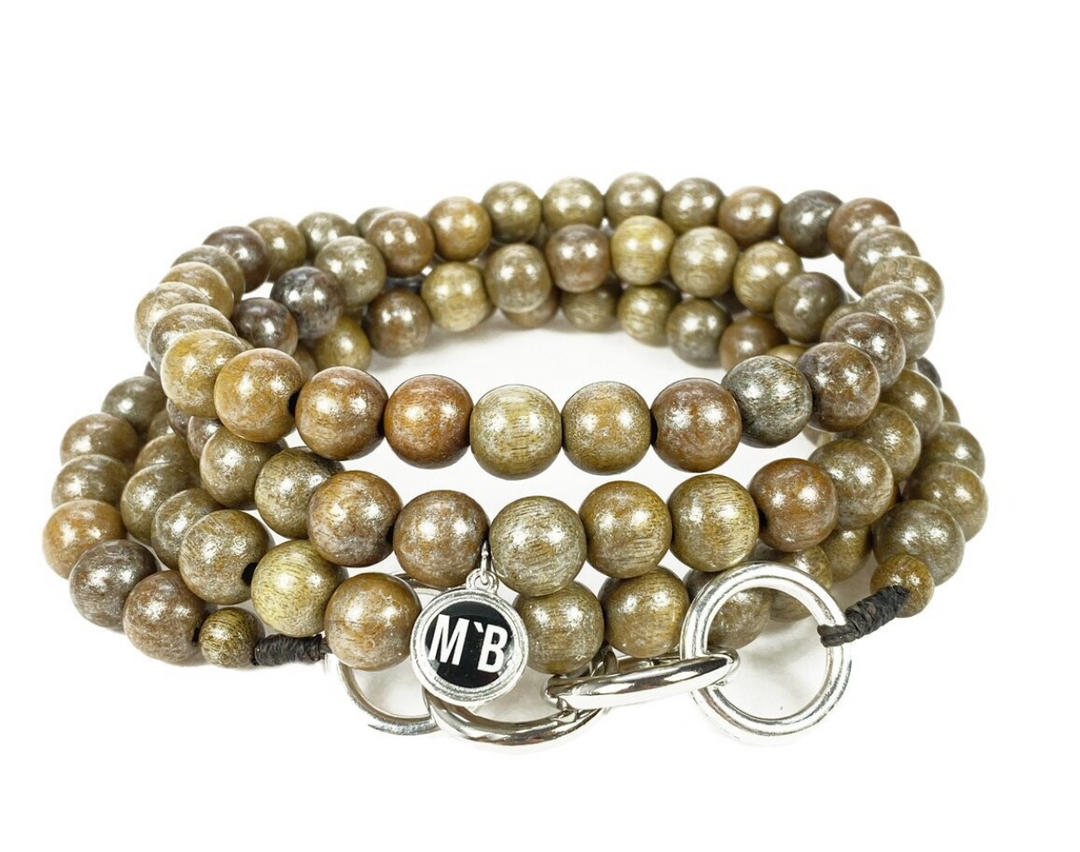 ESCAPULARIO Handykette Braun Metallic