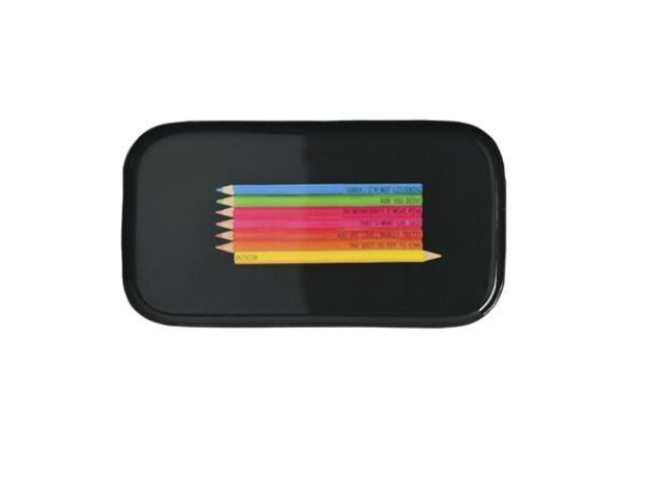 GIFTCOMPANY, Dekoteller Buntstifte