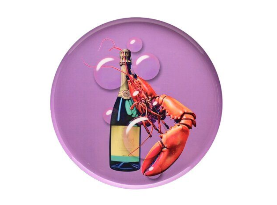 GIFTCOMPANY, Dekoteller, CHAMPAGNER UND HUMMER