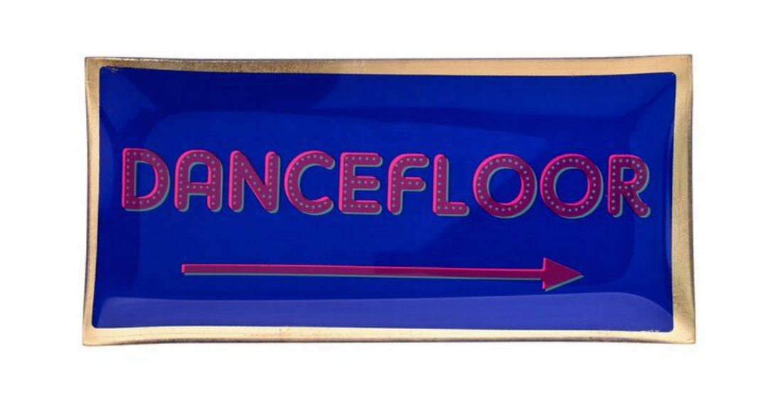 GIFTCOMPANY, Glasteller DANCEFLOOR