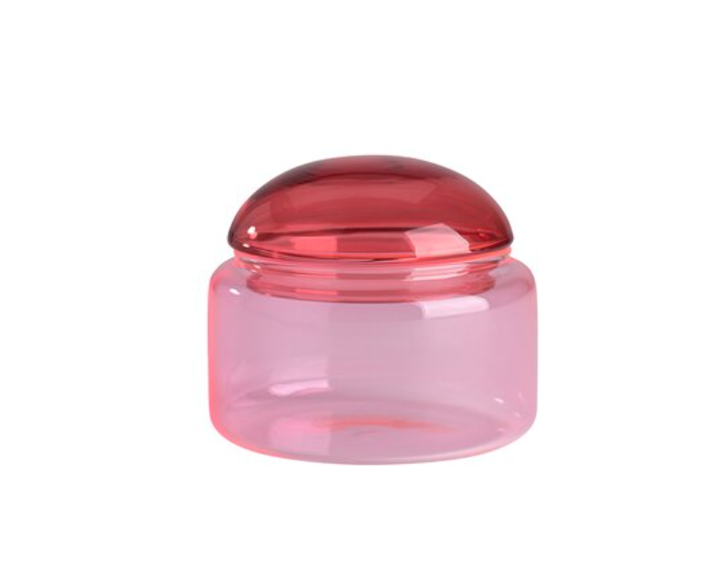 GIFTCOMPANY, Glasdose, S, Rosa/Rot