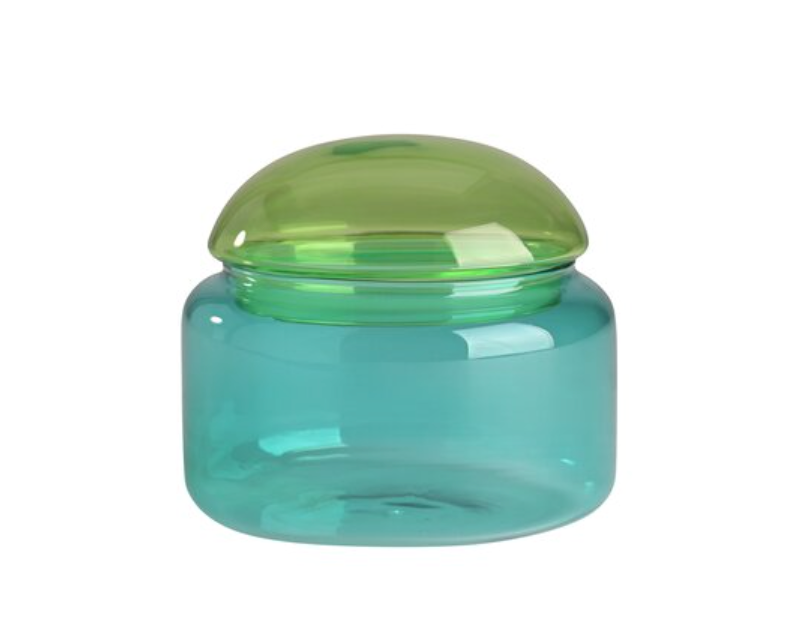 GIFTCOMPANY, Glasdose, M, Grün/Blau