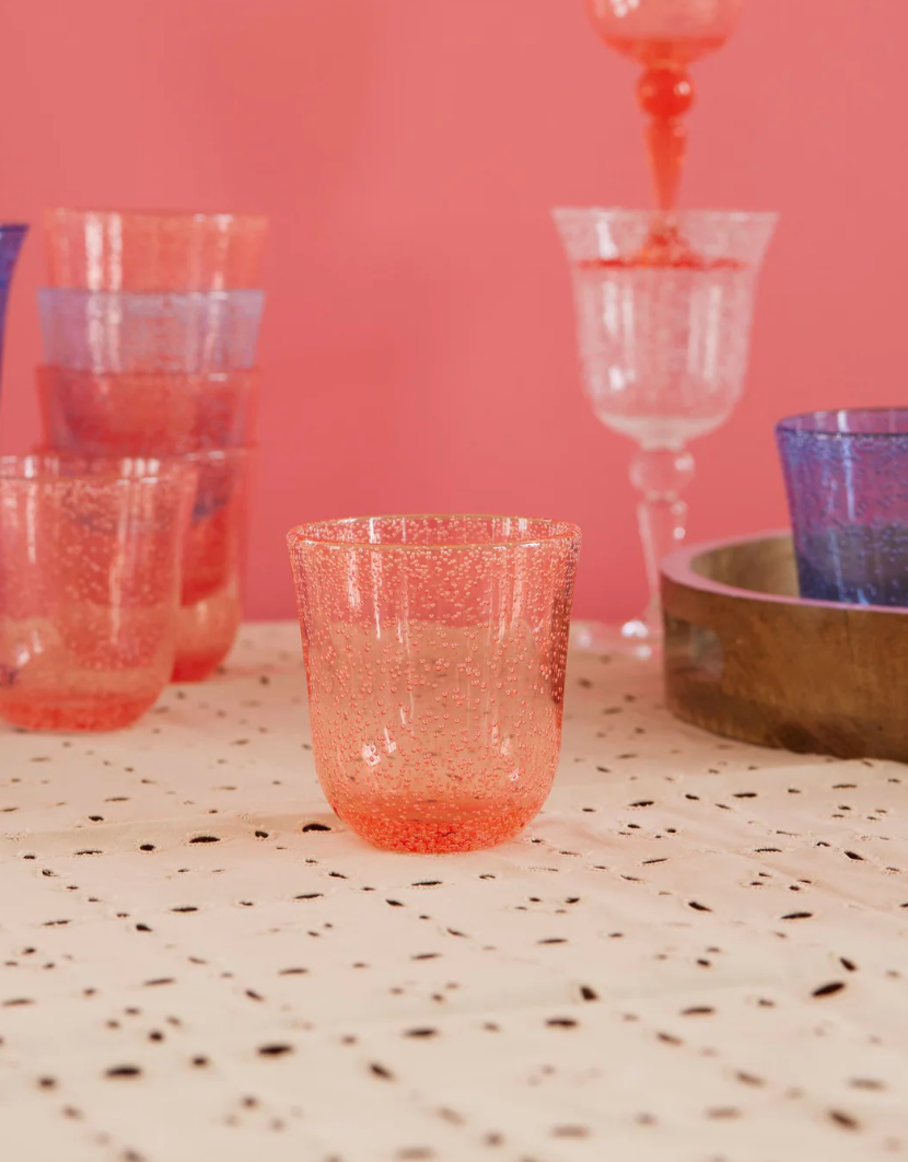 RICE Acryl Bubble Becher, Farbe Pfirsich