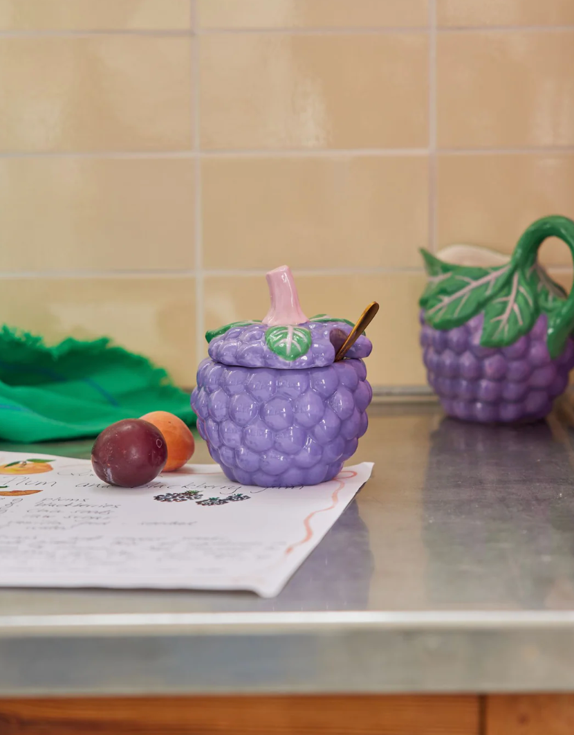 RICE Marmeladenglas/Aufbewahrung Brombeere