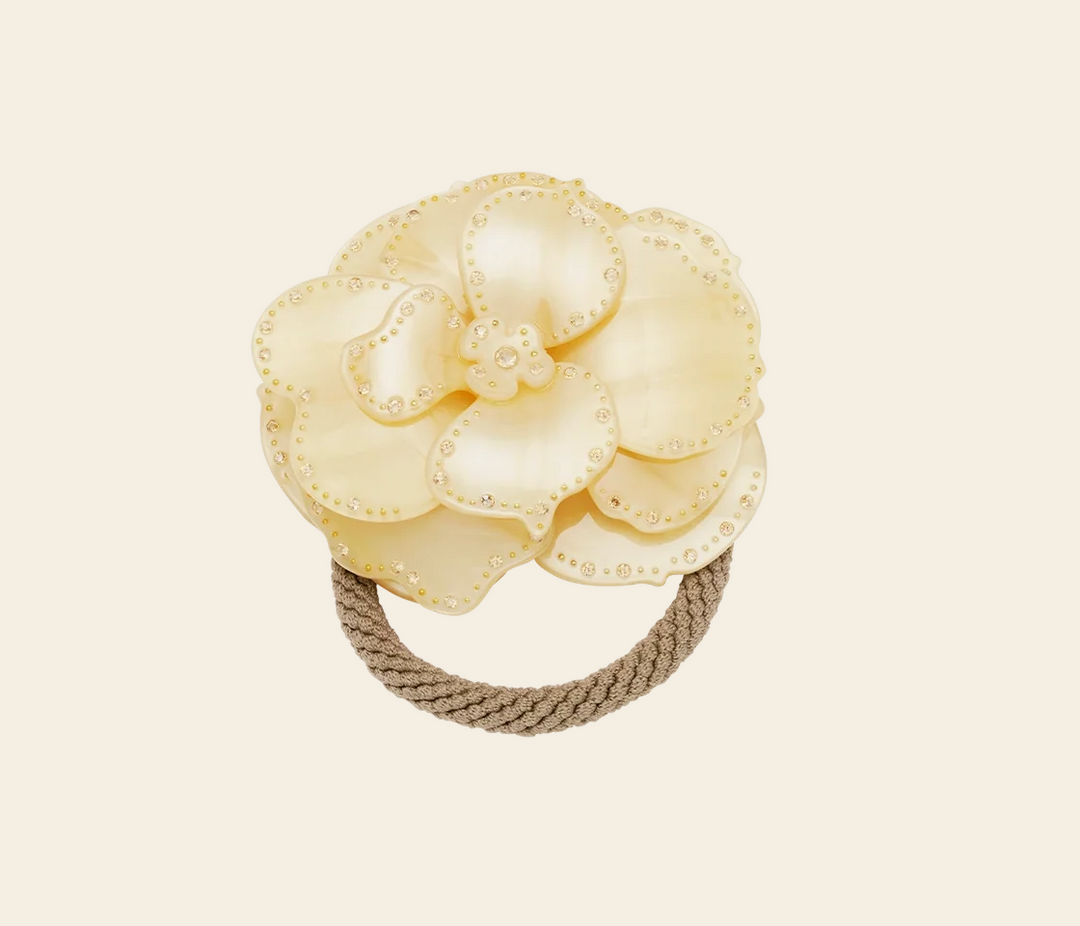 MAANESTEN Armband/Haargummi Roas Creme