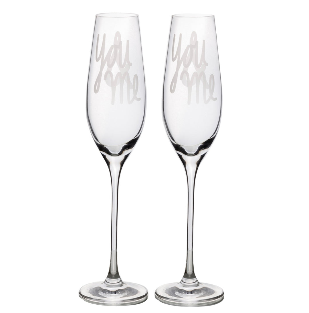 Räder, Sektglas, You & Me
