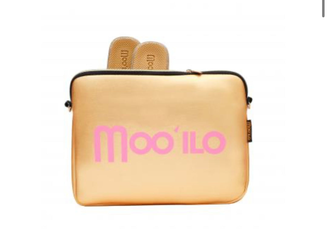 MOO ILO Tasche Clutch Neopren Gold