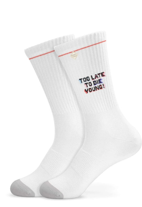 JCLAY Socken TOO LATE TO DIE YOUNG