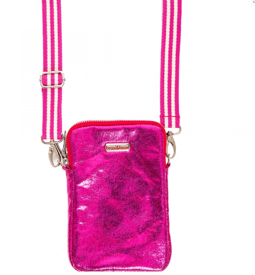 BRASI&BRASI Handytasche, kleine Tasche Farbe Pink