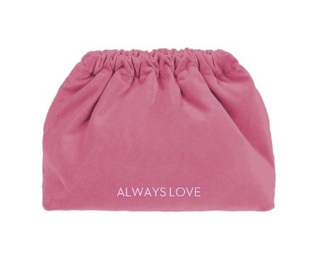 SORBET ISLAND Tasche Clutch "ALWAYS LOVE", Farbe Fuchsia