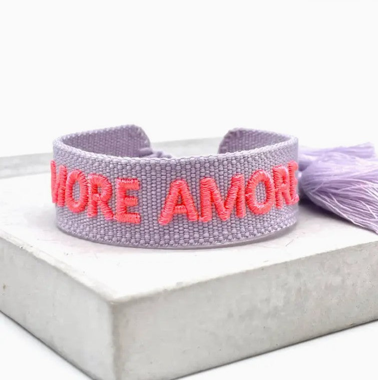 STATEMENT ARMBAND aus Stoff MORE AMORE