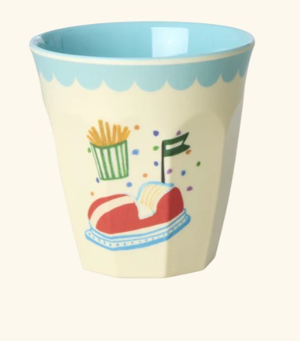 RICE Becher Melamin, Größe Medium, AUTOSCOOTER