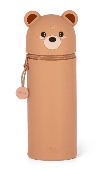 LEGAMI 2-in-1-Federmäppchen aus Silikon - Kawaii BÄR