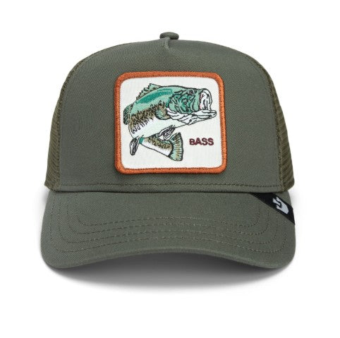 GOORIN BROS Trucker Baseball Cap Karpfen Fisch BASS