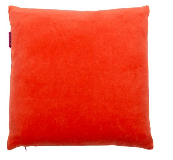 FARBENFREUNDE Kissenhülle quadratisch, Farbe Blutorange