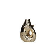 GIFTCOMPANY, Karaffe Fisch Vase Monsieur Carafon, Größe XS, Farbe Gold