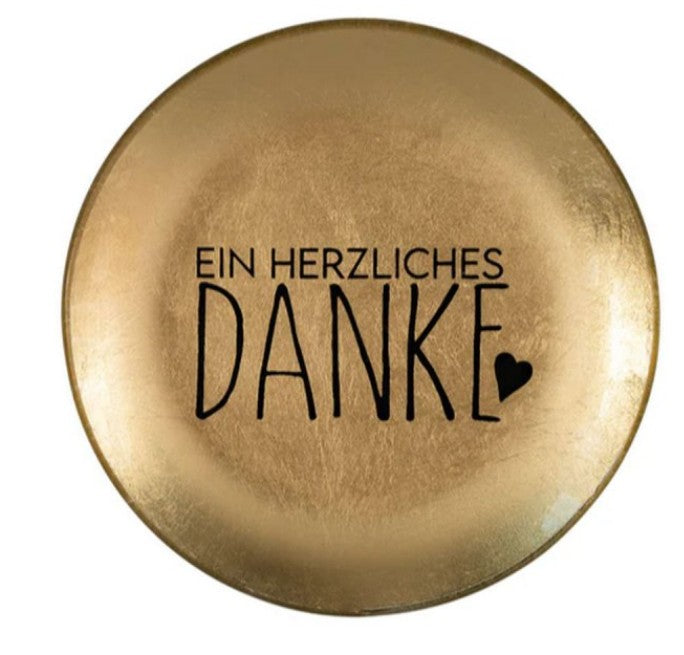 GIFTCOMPANY Glasteller Loveplates DANKE