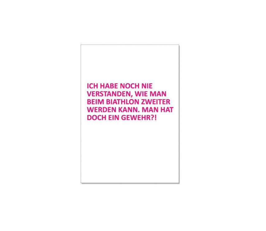17;30, POSTKARTE Biathlon