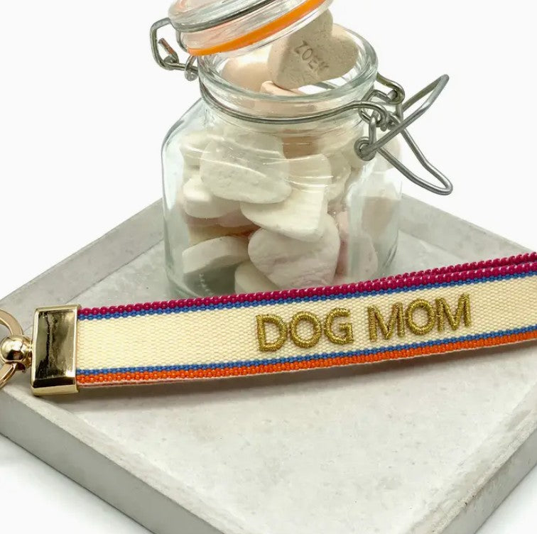 STATEMENT SCHLÜSSELANHÄNGER STOFF Dog Mom