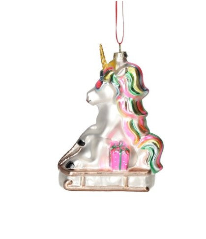 WEIHNACHTSKUGEL Einhorn