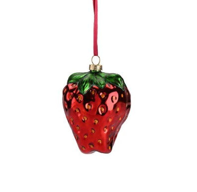 WEIHNACHTSKUGEL Erdbeere