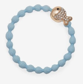 BY ELOISE HAARGUMMI Bling Fisch Hellblau
