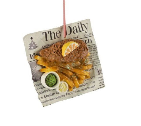 WEIHNACHTSKUGEL Fish & Chips