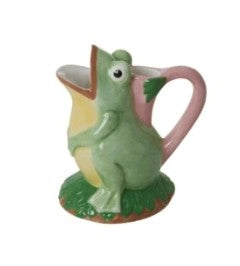 RICE Keramik Vase/Milchkännchen FROSCH