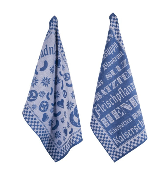 PAD CONCEPT GESCHIRRTUCH Heimat, 2er Set, Farbe Blau