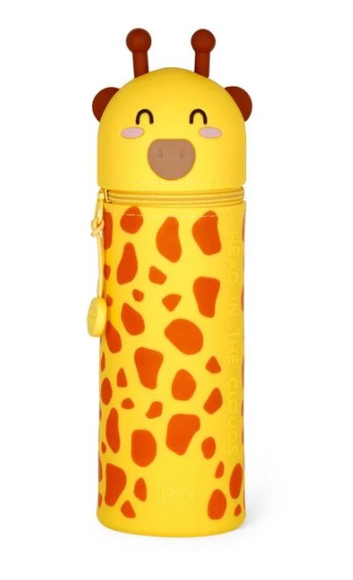 LEGAMI 2-in-1-Federmäppchen aus Silikon - Kawaii GIRAFFE