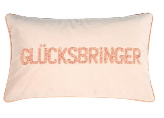 PAD CONCEPT Kissenhülle, mit oder ohne Füllung, LETTERS GLÜCKSBRINGER