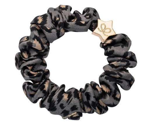 BY ELOISE HAARGUMMI SCRUNCHIE Farbe Leo Dunkelgrau