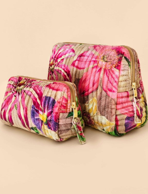 POWDER Kosmetiktasche Vanity Flowers Beige Day
