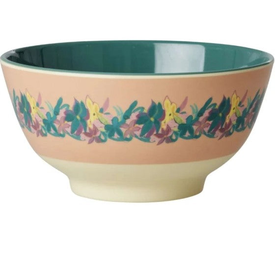 RICE Schüssel Melamin, BLUMENKRANZ