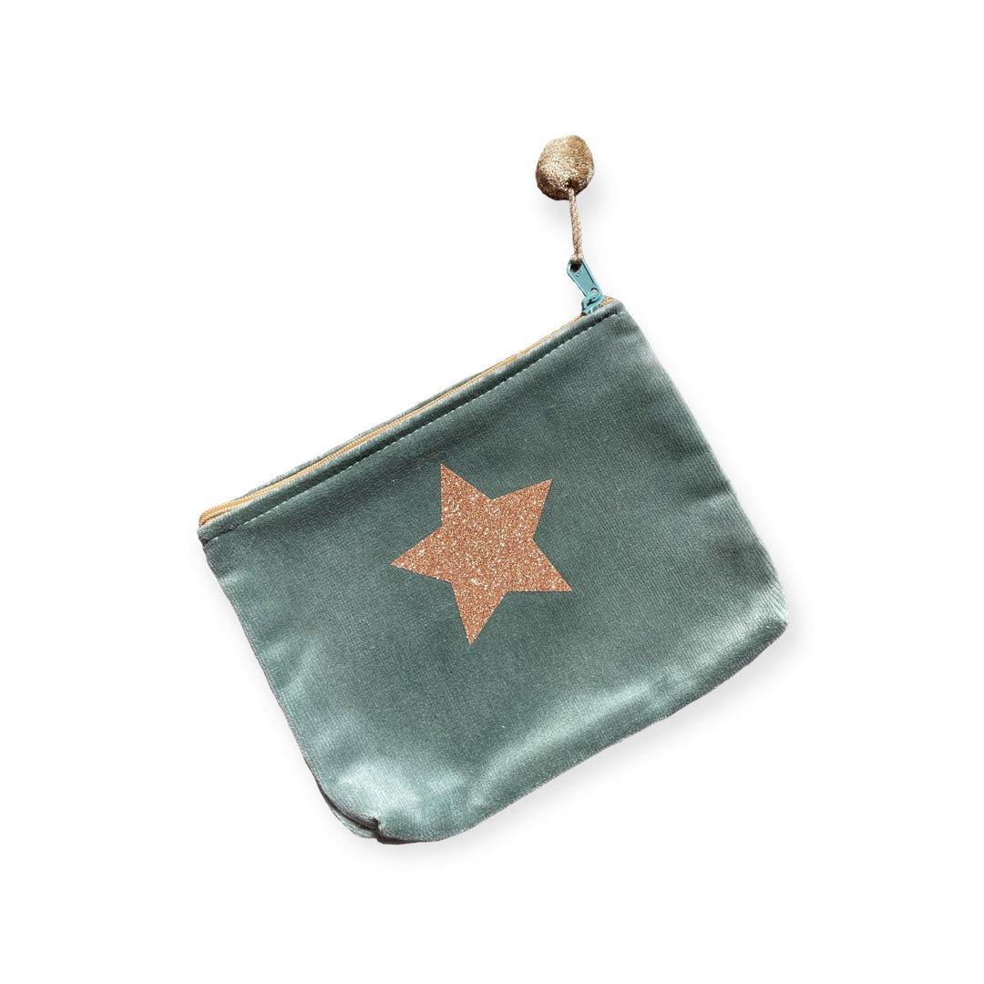 FRAU HEIDELBERG Kosmetiktasche Big Star Farbe: Grün/Salbei