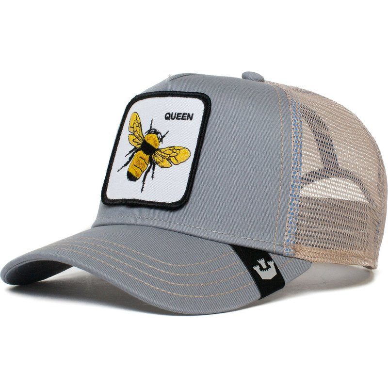 GOORIN BROS Trucker Baseball Cap QUEEN Biene Grau