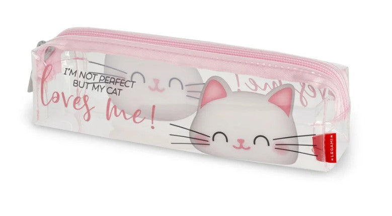 LEGAMI Federmäppchen - transparent Katze