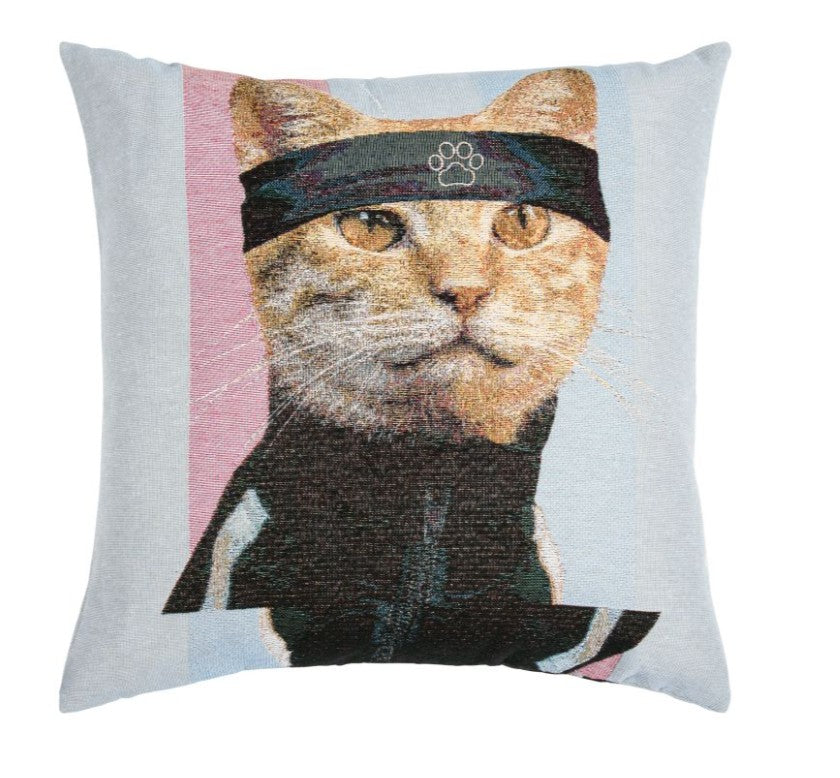 PAD CONCEPT Kissenhülle, mit oder ohne Füllung, VAZZA Kungfu Katze