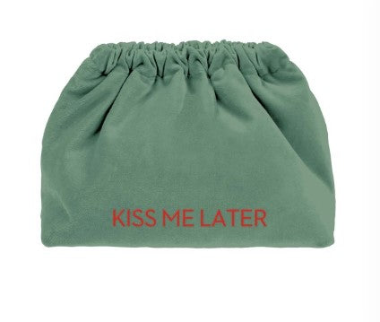 SORBET ISLAND Tasche Clutch "KISS ME LATER", Farbe Grün