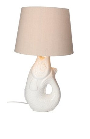 GIFTCOMPANY, Monsieur Carafon, Fisch, Lampe, Farbe Weiß