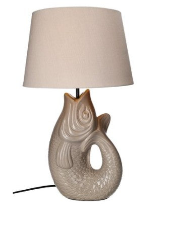 GIFTCOMPANY, Monsieur Carafon, Fisch, Lampe, Farbe Sandstone