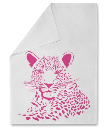 NOBIS GESCHIRRTUCH Leopard, Neon Leopard, 50x70 cm