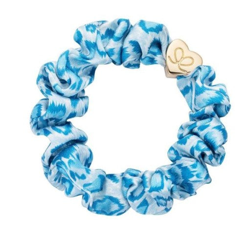 BY ELOISE HAARGUMMI SCRUNCHIE Farbe Leo Hellblau