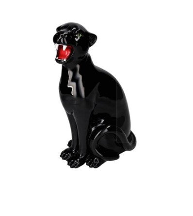 GIFTCOMPANY Dekofigur Panther / Leopard Schwarz M