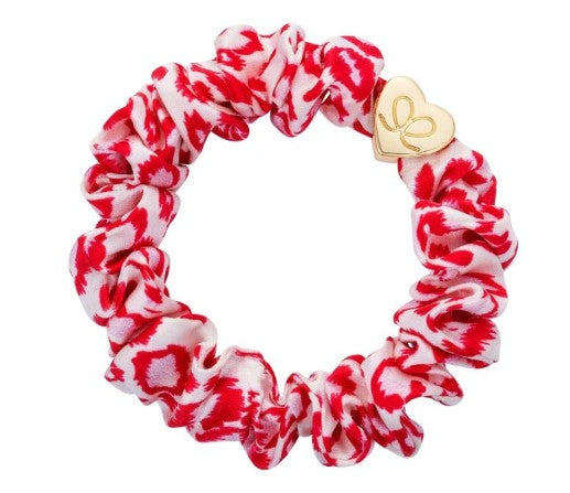 BY ELOISE HAARGUMMI SCRUNCHIE Farbe Leo Rot